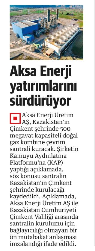  Yeni Şafak Gazetesi